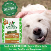 22 Count Greenies Gingerbread Dental Dog Treats $2.12 (Reg. $8.79) | 10¢/Treat...