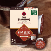 24 Count Don Francisco's Kona Blend Medium Roast Coffee Pods as low as...