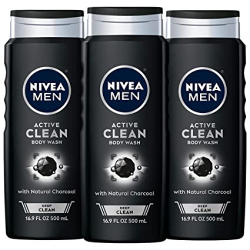 Nivea Men's Deep Clean Body Wash, 3Pack as low as 8.19 Shipped Free