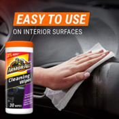 30 Count Armor All Car Interior Cleaner Wipes $4.16 (Reg. $9) | $0.14/Wipe