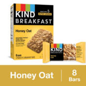 KIND 8-Count Honey Oat Gluten Healthy Snack Bars $3 (Reg. $31.15) | $0.38/bar