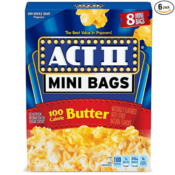 48 Count ACT II 100 Calorie Butter Microwave Popcorn, 1.1-oz. Mini Bags...