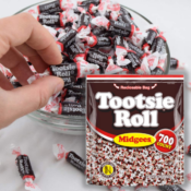 700-Count Tootsie Roll Chocolatey Twist Midgees Resealable Standup Bag...