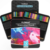 72 Watercolor Pencils Set $11.59 After Code (Reg. $28.99) - $0.16 per pencil