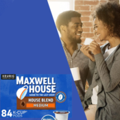 84-Count Maxwell House Coffee Pods Medium Roast Blend as low as $11.99...