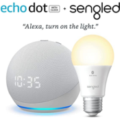All-new Echo Dot (4th Gen) with Clock + Sengled Bluetooth Bulb $34.99 Shipped...