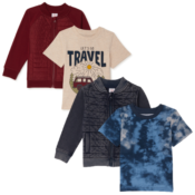 4 Colors! Baby & Toddler Boy Bomber Jacket + T-Shirt Set $10 (Reg....