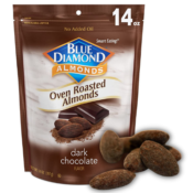 Blue Diamond Oven Roasted Dark Chocolate Almonds, 14-oz as low as $6.55...
