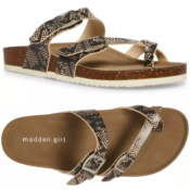 Madden Girl Bryceee Footbed Sandals from $9.96 (Reg. $49)