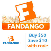 Fandango Gift Cards Buy $50 Save $10 After Code