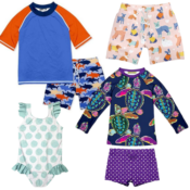 Kids’ Swimwear from $16.99 (Reg. 25) - Lots of cute colors & patterns!