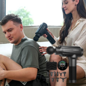 Today Only! Percussion Massage Gun with 10 Massage Heads $69.99 Shipped...
