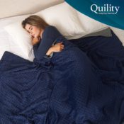 Today Only! Quility Weighted Blankets with Soft Cover from $23.99 (Reg....
