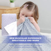 Soft Minky Blanket $7.98 After Code (Reg. $19) - FAB Ratings!