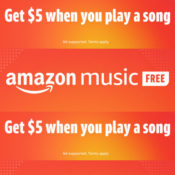 Stream a Full Track on Amazon Music For the First Time and Receive $5-...