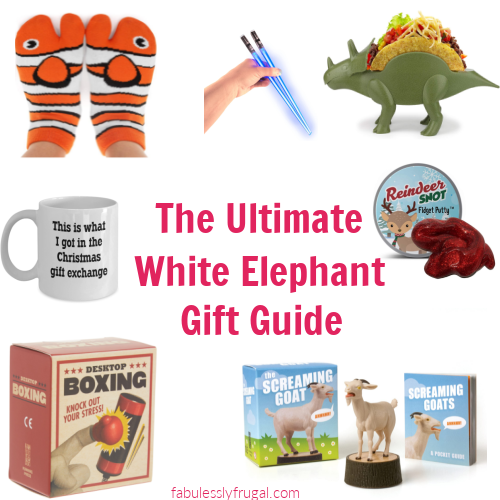 Hilarious White Elephant Gifts Under $15 - Fabulessly Frugal