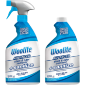 2-Pack Woolite Advanced Stain & Odor Remover + Sanitize 44 Fl Oz as...