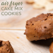 air fryer cake mix cookies