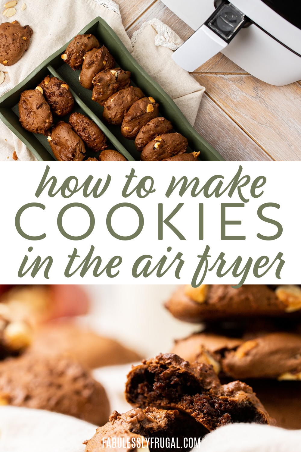 how to make cookies in the air fryer