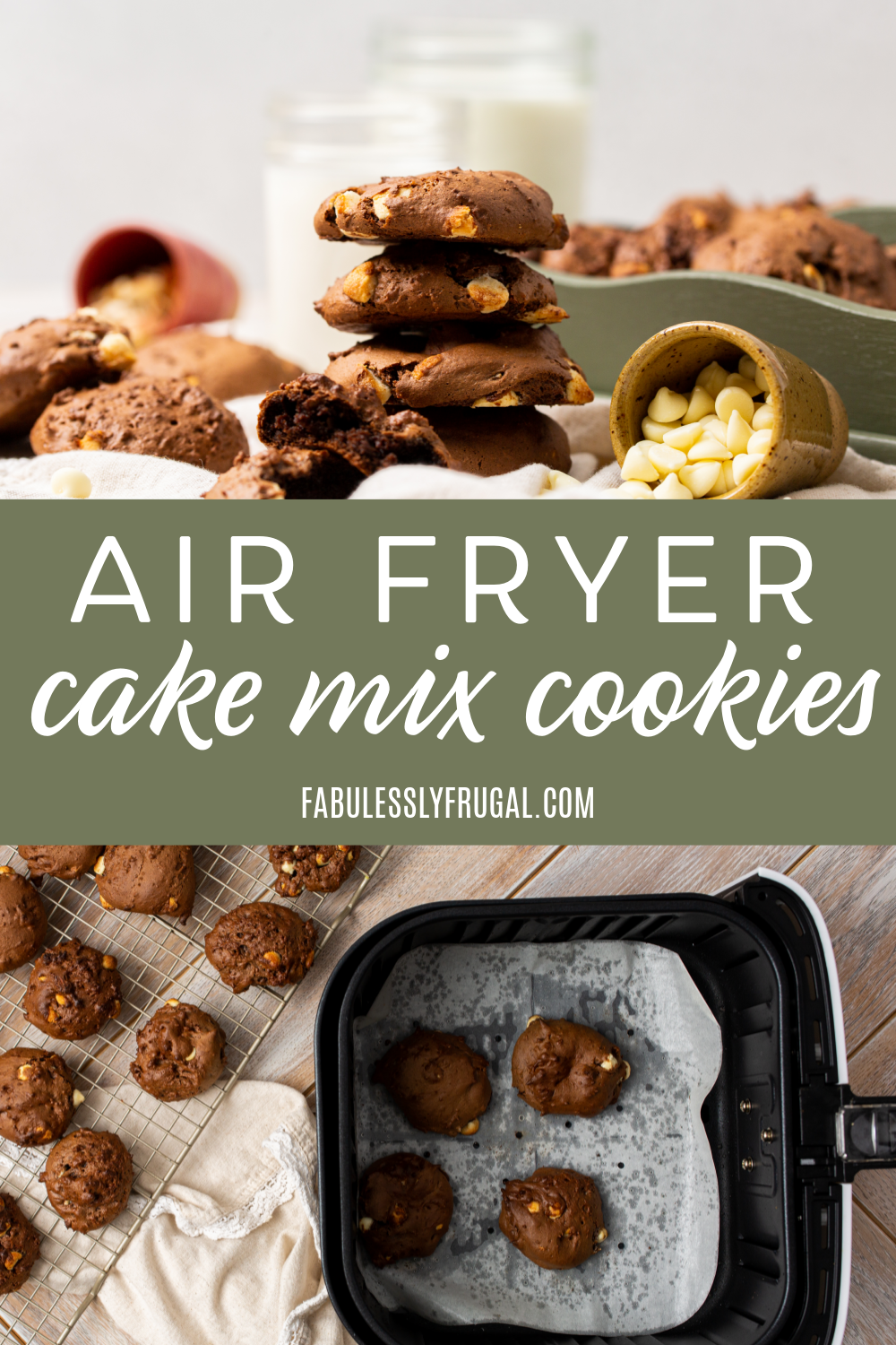 air fryer cake mix cookies