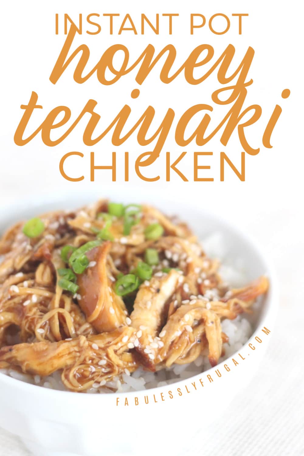 Instant pot honey teriyaki chicken