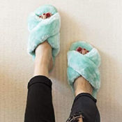 Today Only! Fuzzy Fluffy Slippers for Women and Men from $11.99 (Reg. $15+)...