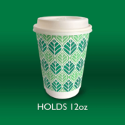 20-Count Hefty ECOSAVE 100% Compostable Disposable Hot Cups with Lids as...