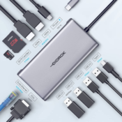 12-in-1 USB C Hub Multiport Adapter $38.49 After Code (Reg. $55) + Free...