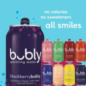 18-Count 8-Flavor Bubly Sparkling Water Fizzy Sampler as low as $9.34 Shipped...