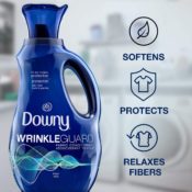 192 Loads Downy Wrinkleguard Liquid Laundry Fabric Softener, Fresh Scent...
