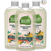 3 Pack Seventh Generation Hand Wash Refill $7.83 Shipped Free (Reg. $23.34)...
