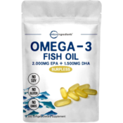 300-Count Triple Strength Omega 3 Fish Oil Supplements $21.95 (Reg. $26.95)...