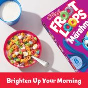 4 Boxes Kellogg's Froot Loops Kids Breakfast Cereal Variety Pack as low...