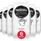 6-Pack Nescafe Instant Coffee 32-Ounce Bags French Vanilla Flavor $29.27...