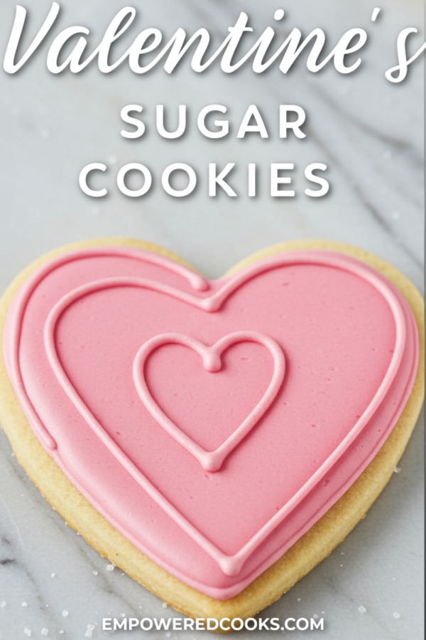Valentine's Day sugar cookies