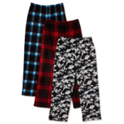 Boys’ Micro Fleece 3-Pack Pajama Sleep Pants $5.38 (Reg. $21.98) | $1.79...