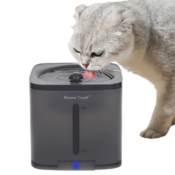 Breeze Touch Pet Water Fountain 68oz/ 2L with 2 Filter Replacements $19.50...