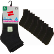 Hanes 6 Pack Women’s Comfort Fit Ankle Socks $6.29 (Reg. $8.47) | $1.05/Pair...