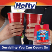 30 Count Hefty Disposable Plastic Cups, 18-Oz as low as $2.54 Shipped Free...