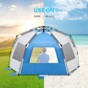 Portable 3-4 Person Family Beach Tent with Storage Bag $44 Shipped Free...