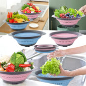 Set of 2 Collapsible Colanders $7.49 After Code (Reg. 14.99) | Just $3.75...