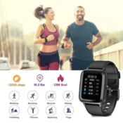 Smart Watch for Men Women, 1.3″ Full Touch Screen $25.49 Shipped Free...