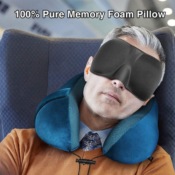 Travel Support Pillow Memory Foam Cushion $12.99 After Code (Reg. $22.99)