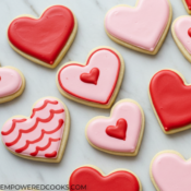 Heart-Shaped Valentine's Day Sugar Cookies