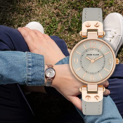 Women’s Anne Klein Women's Leather Strap Watch $30.99 Shipped Free (Reg....