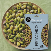 Wonderful Pistachios, No Shells, Roasted and Lightly Salted, 6 Ounce Resealable...
