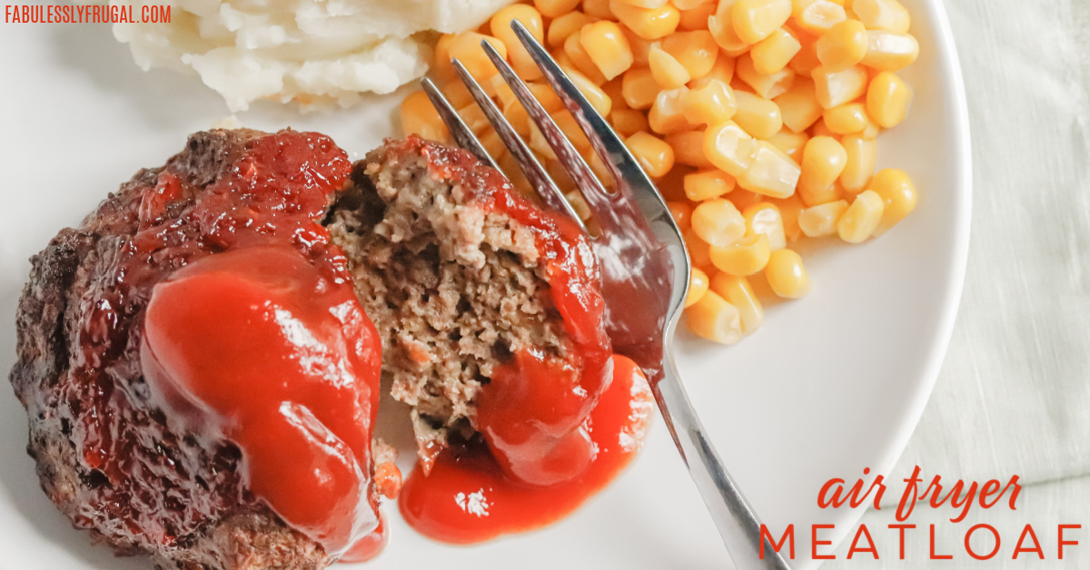 Air fryer meatloaf is one of the best meals you can make for your family because even the pickiest of eaters will love this one!