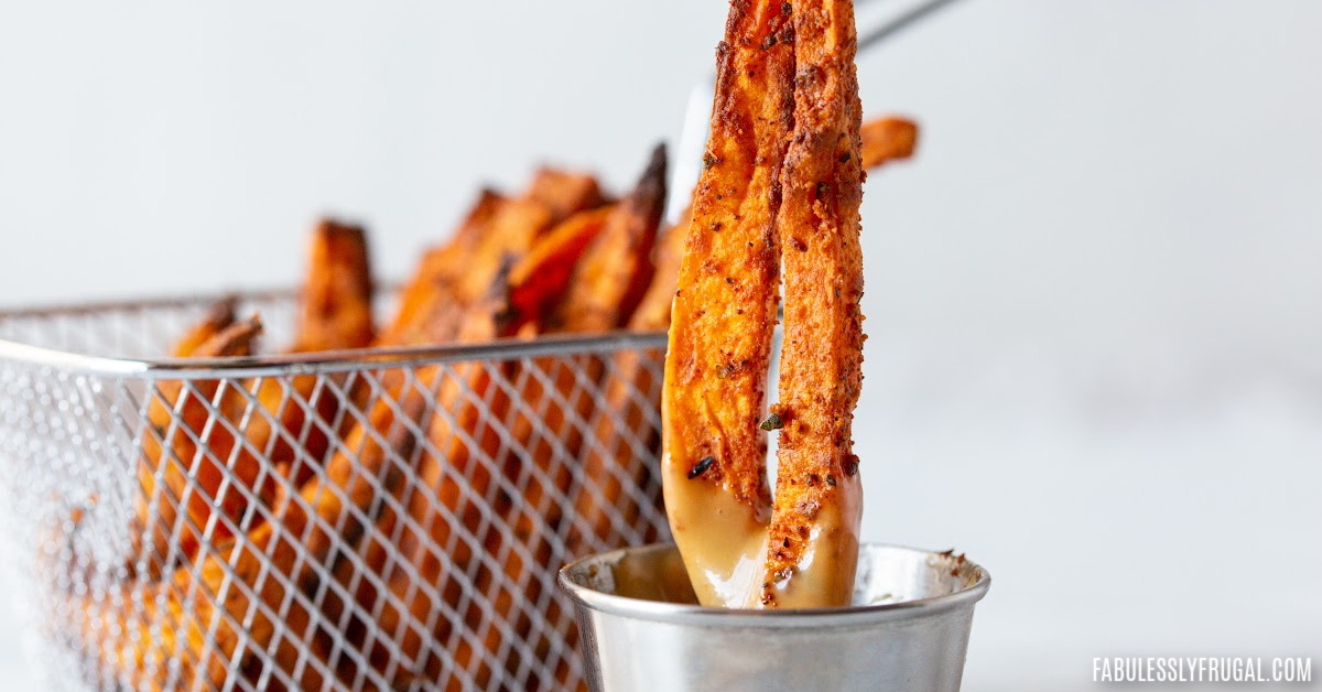 Easy Air Fryer Crispy Crunchy Sweet Potato Fries