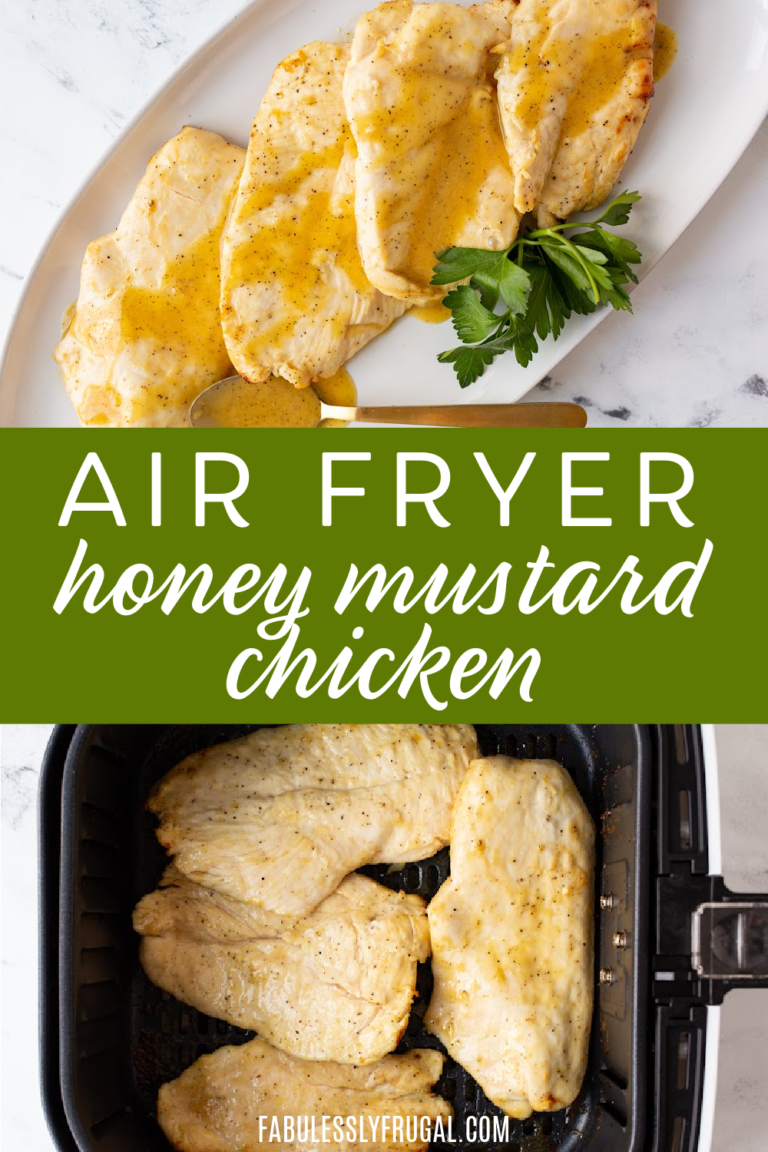 6 Ingredient Honey Mustard Chicken Breasts In The Air Fryer Recipe