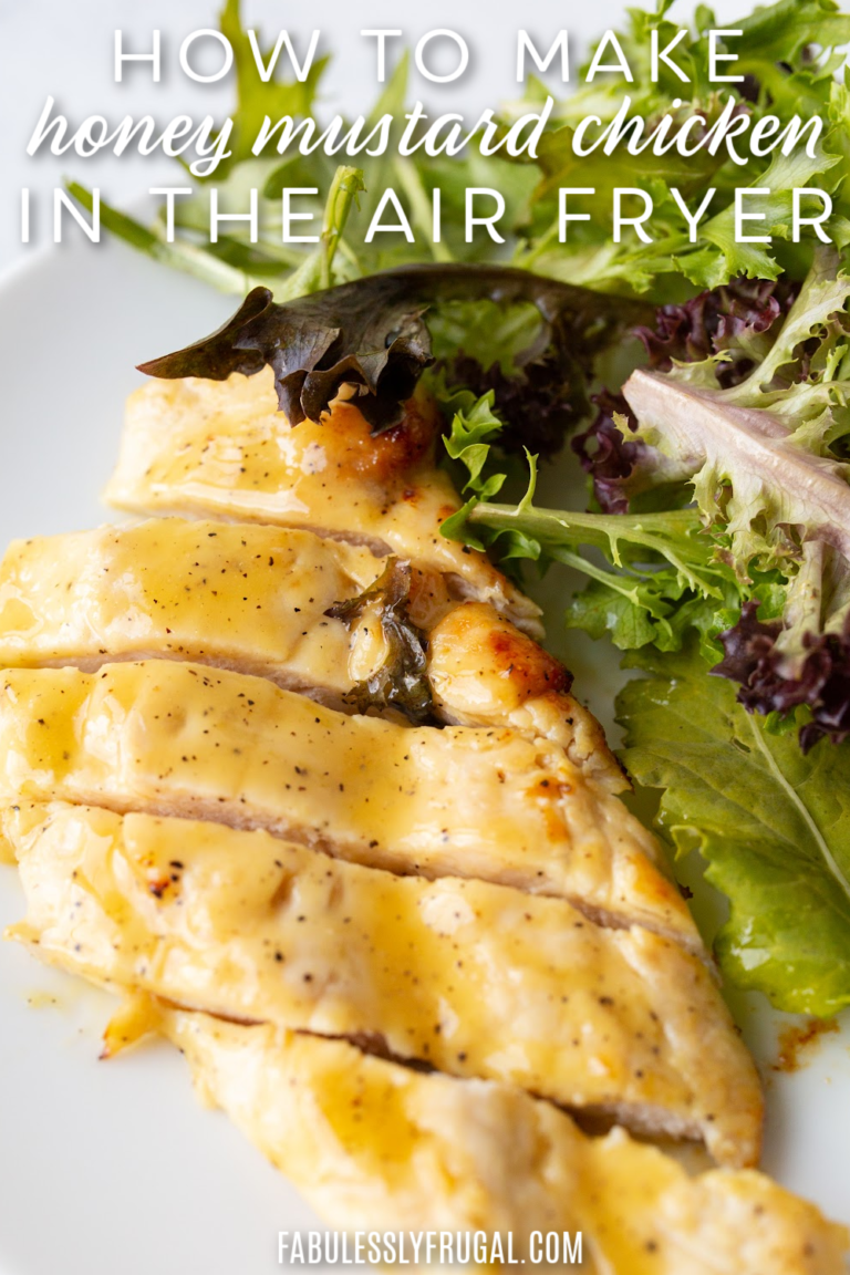 6 Ingredient Honey Mustard Chicken Breasts in the Air Fryer Recipe